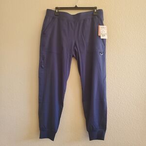 NWT Ava Therese Women's Navy Scrub Joggers Size MP